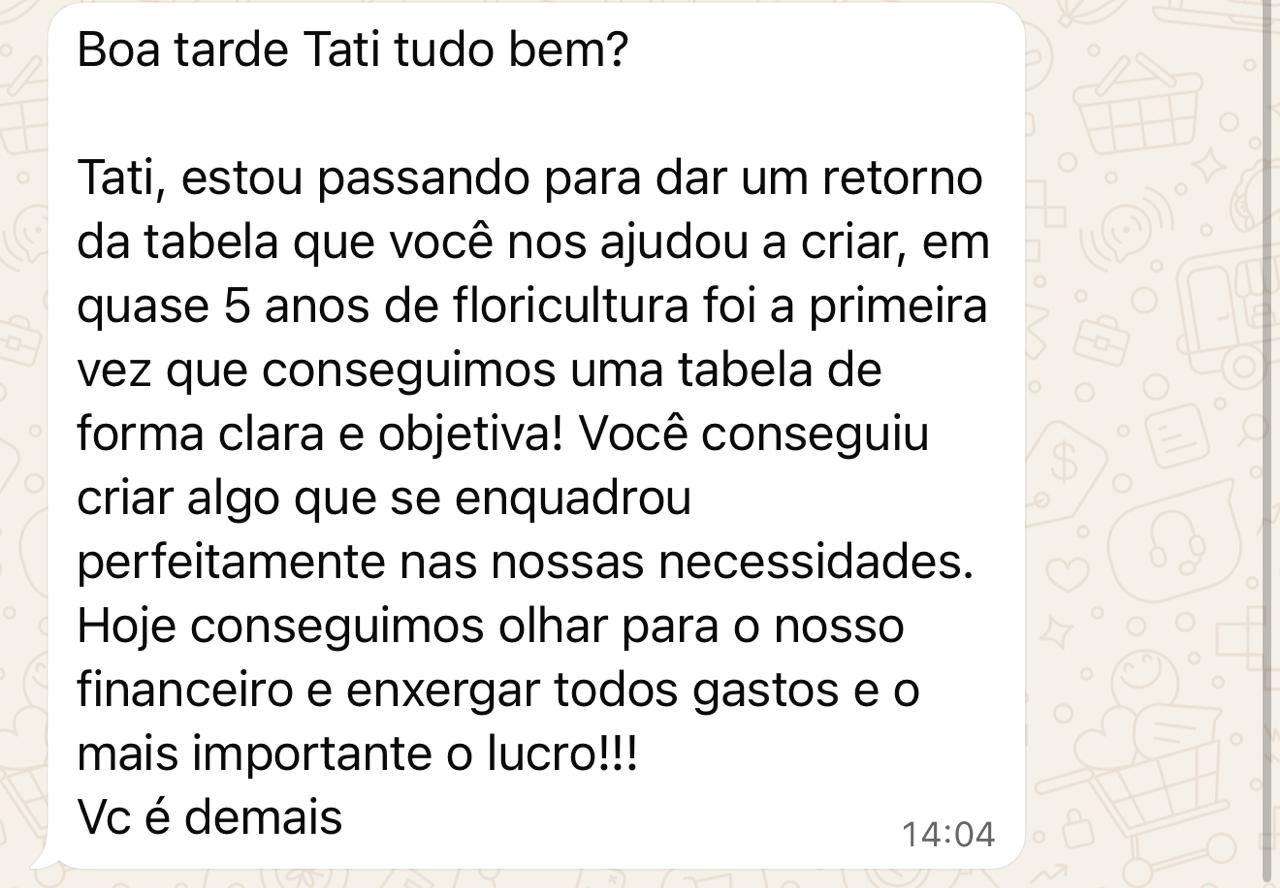 Depoimento de Iracy no WhatsApp